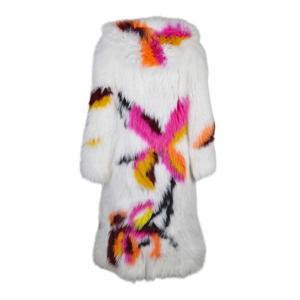 Capospalla in pelliccia a intarsi Frame