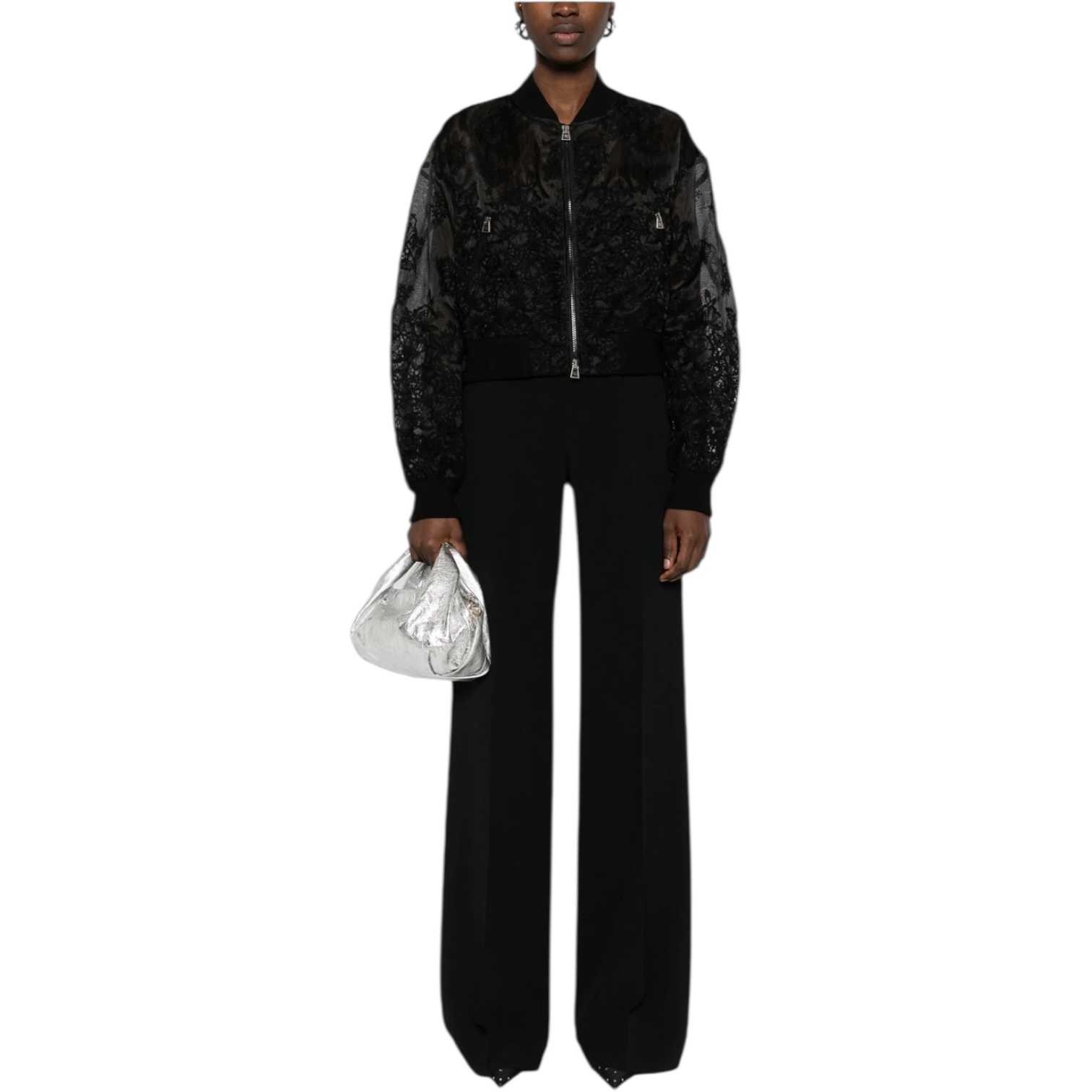 Pantaloni palazzo in cady Ermanno Scervino