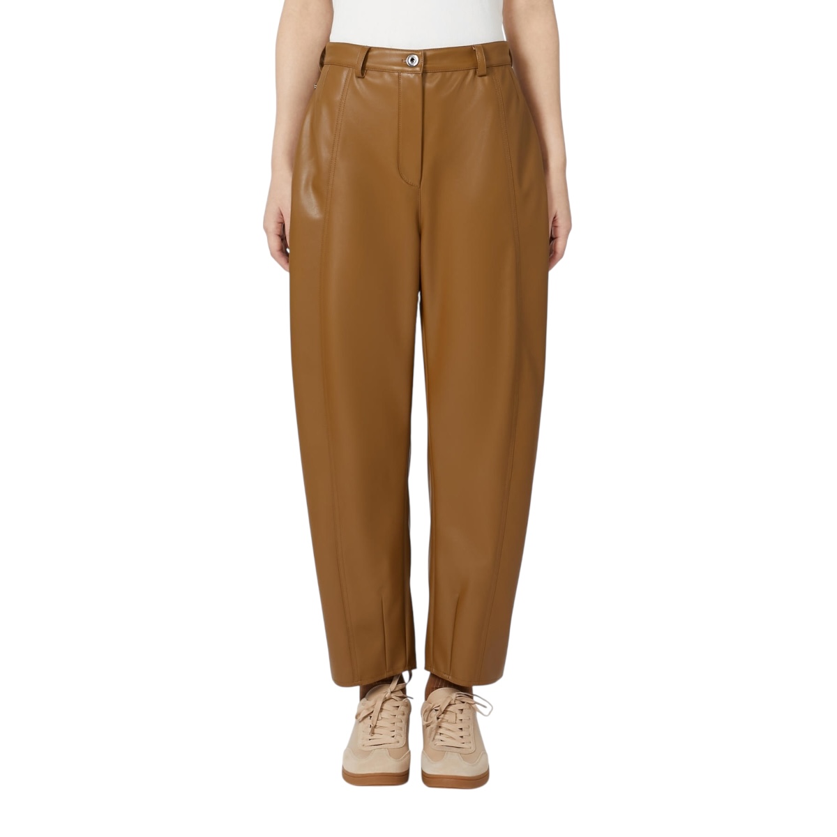 Pantaloni in jersey effetto nappa Max Mara