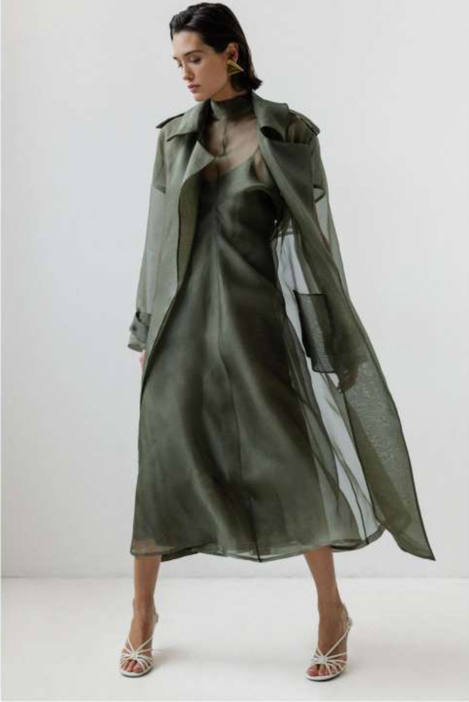 Abito in organza di seta Federica Tosi