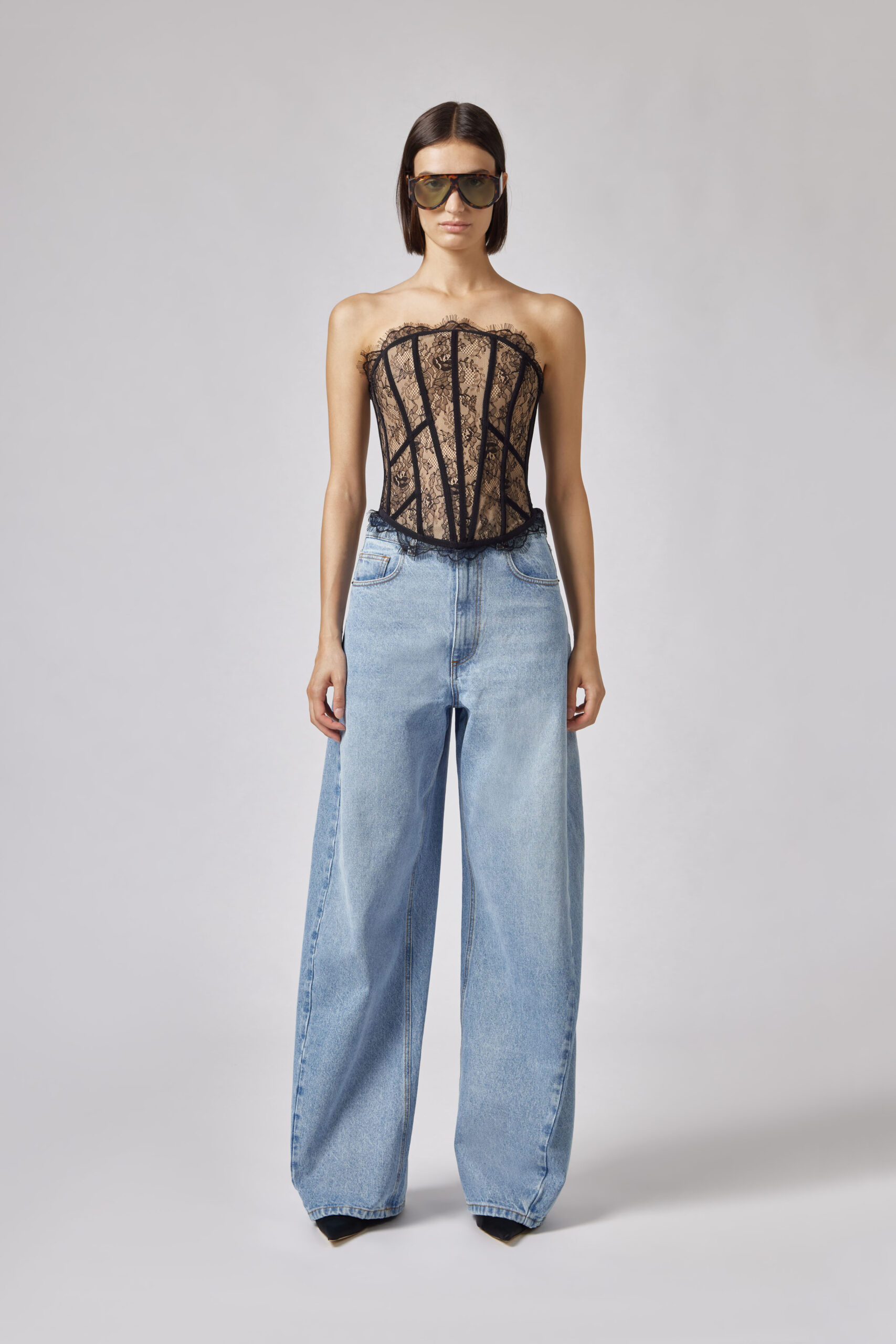 Bustier in pizzo Giuseppe di Morabito