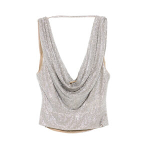 Top smanicato in cristalli Giuseppe di Morabito