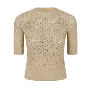 Maglia manica corta con cristalli Ermanno Scervino