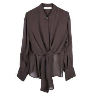 Camicia in georgette annodata Jucca