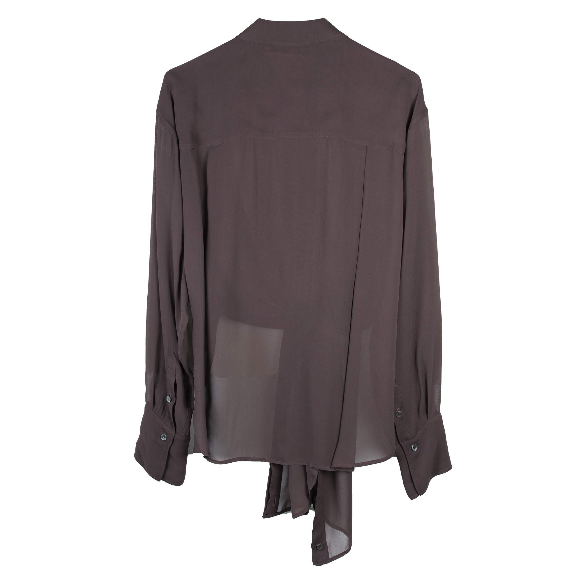 Camicia in georgette annodata Jucca