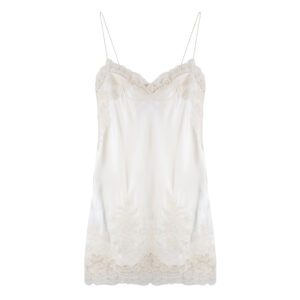 Abito in satin e pizzo rebrodè Ermanno Scervino