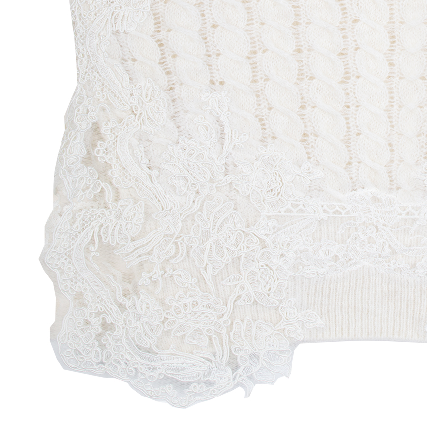 Maglia manica corta misto lana e seta Ermanno Scervino