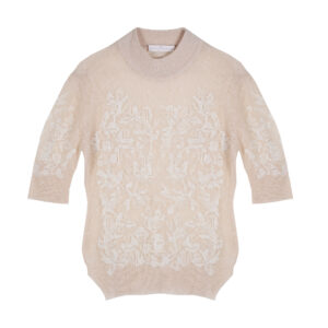 Maglia manica corta misto cashmere Ermanno Scervino