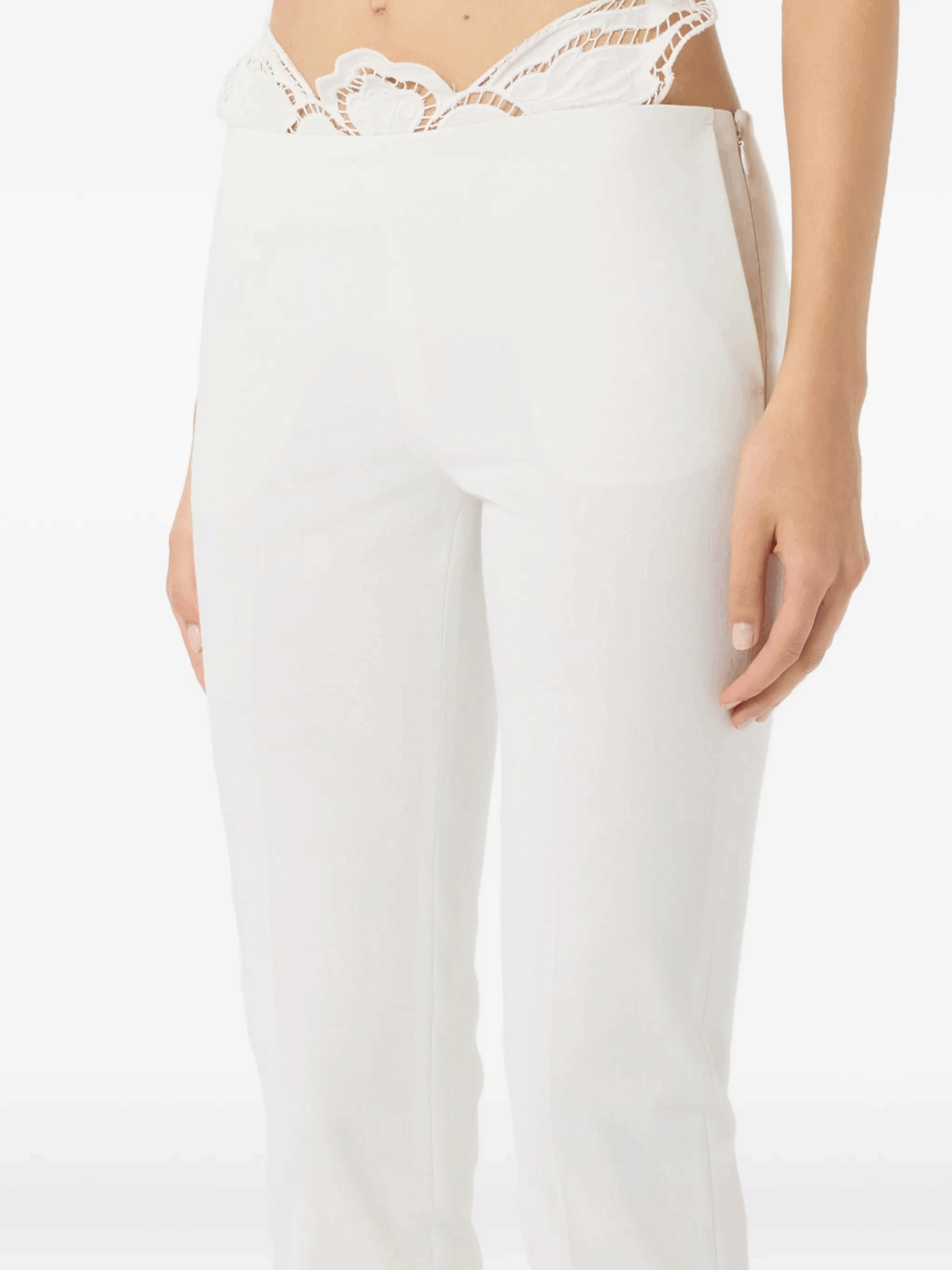 34467435_65568266_2048 Pantalone con dettaglio in pizzo Blumarine