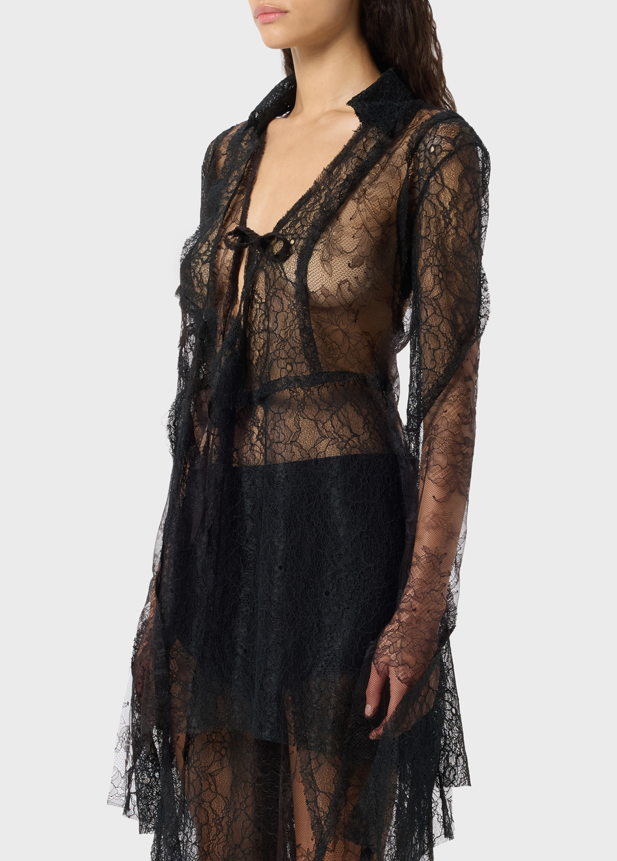 Camicia in pizzo chantilly Blumarine