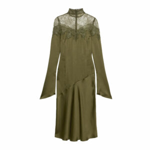 Abito longuette con inserti in pizzo Blumarine