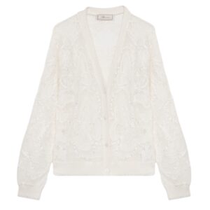 Cardigan a punto pizzo Blumarine