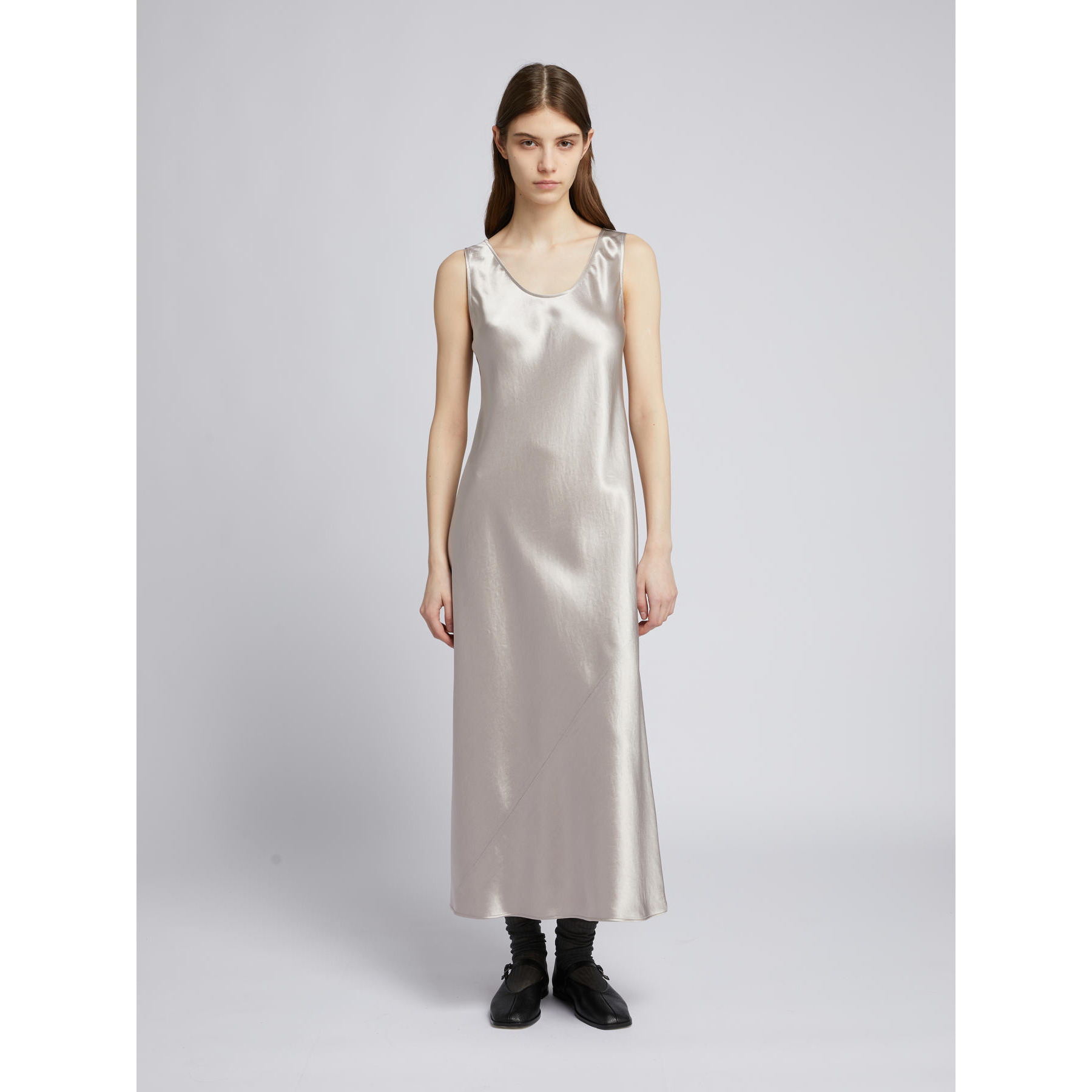 Abito longuette in raso lavato Max Mara