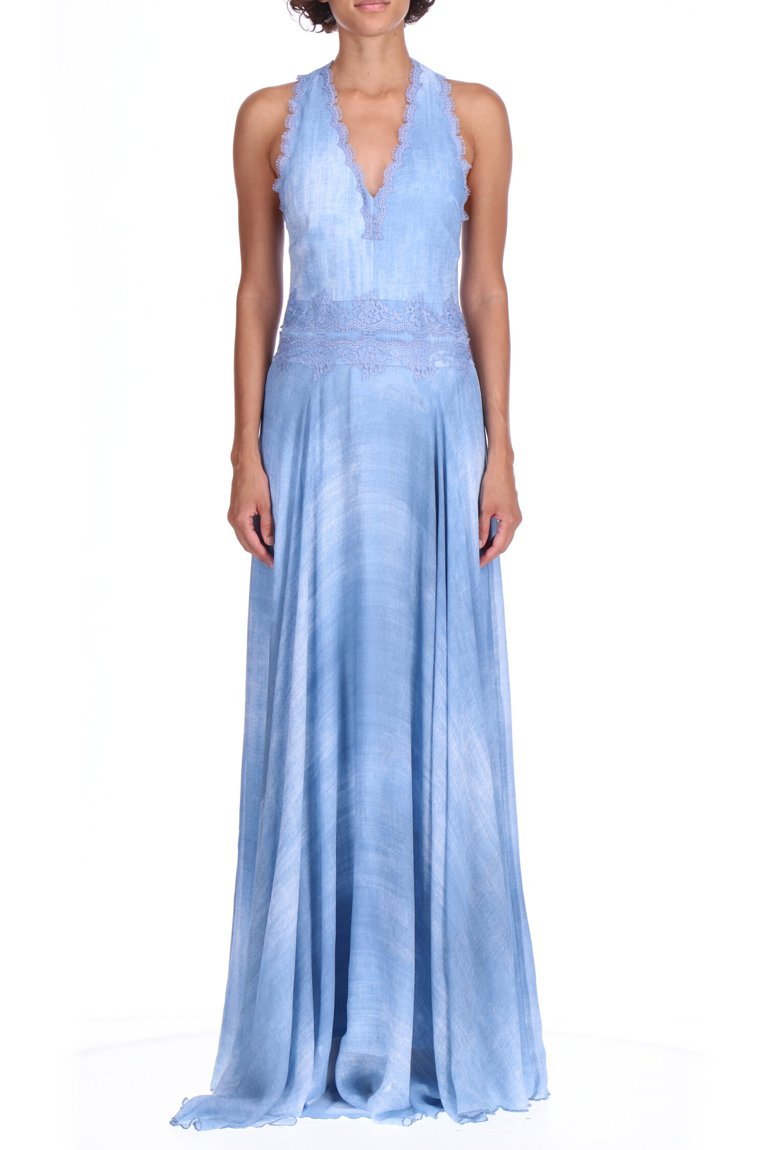 Abito lungo stampa marocain Ermanno Firenze