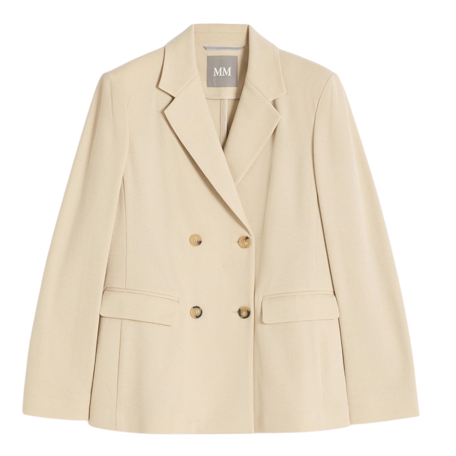 Photoroom_20260402_100417 Blazer doppiopetto in piquet Max Mara