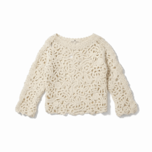 Maglia in crochet heritage Ermanno Scervino