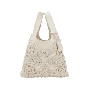 Borsa a T in nappa con guscio in filato sfera Ermanno Scervino