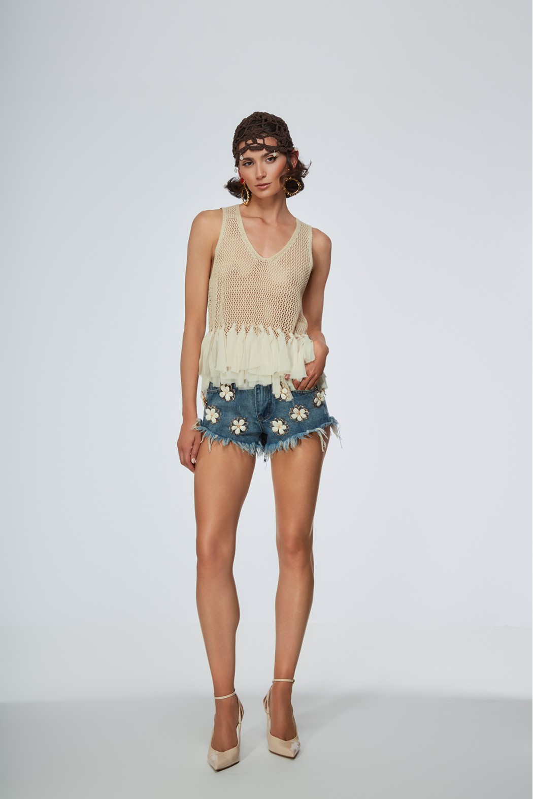 Short in denim Palmer Tpn