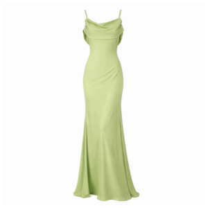 Abito lungo pistacchio Portici Odi Odi