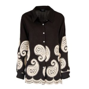 Camicia Dryden nera Tpn