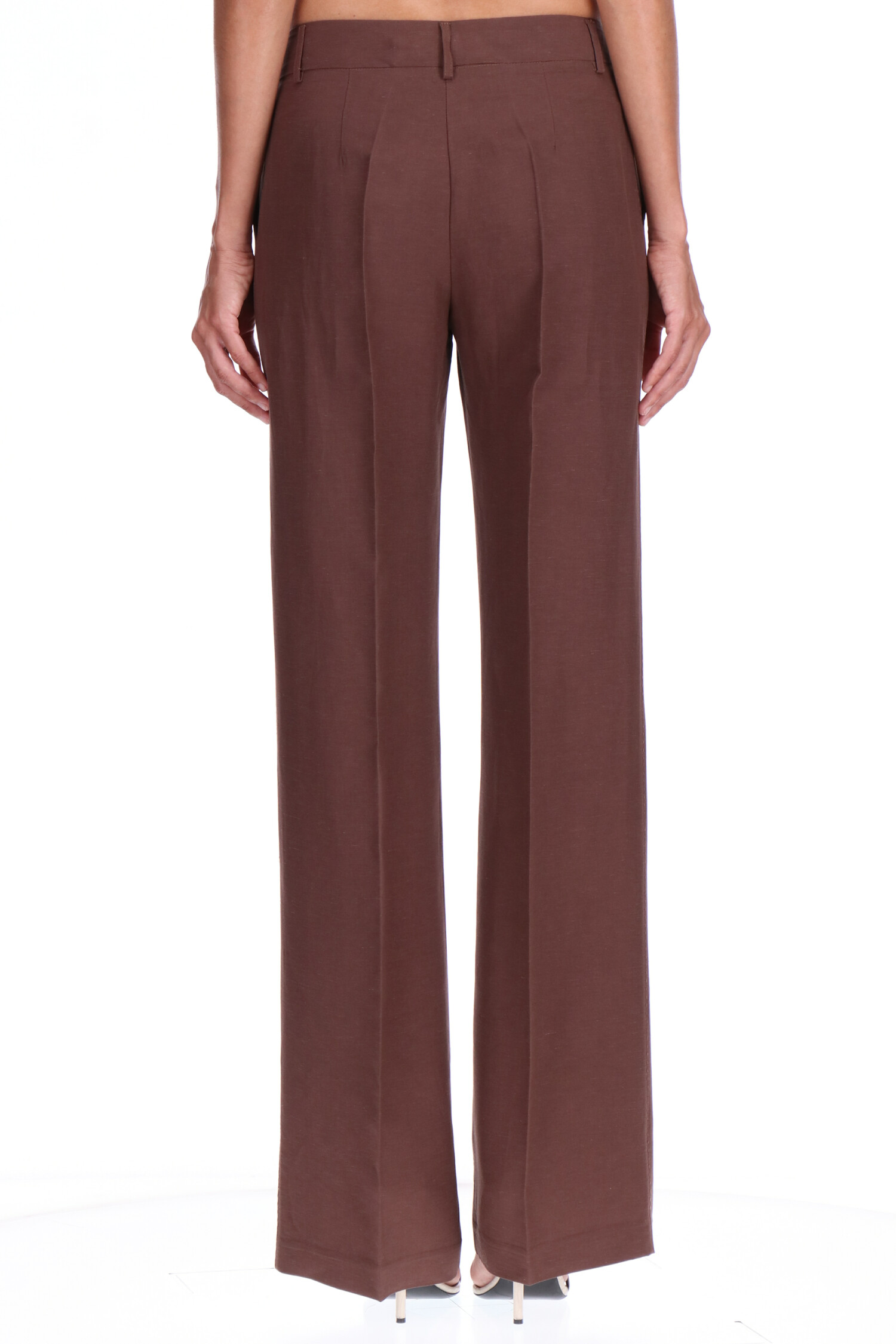 Pantaloni sartoriali in lino Ermanno Firenze