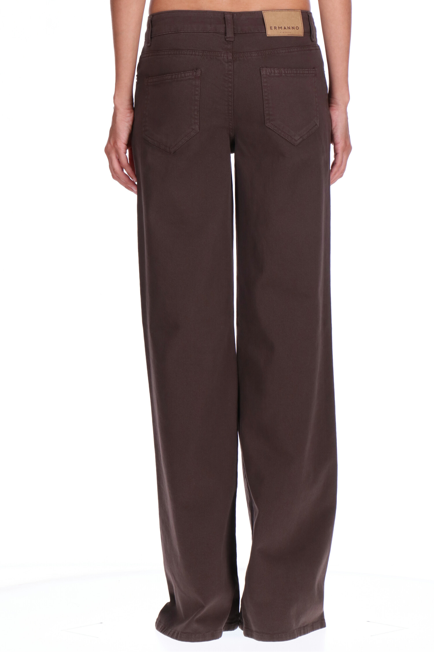 Pantaloni bull di cotone Ermanno Firenze