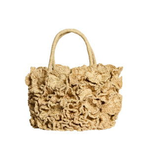 Borsa a mano Edith in rafia crochet Liviana Conti