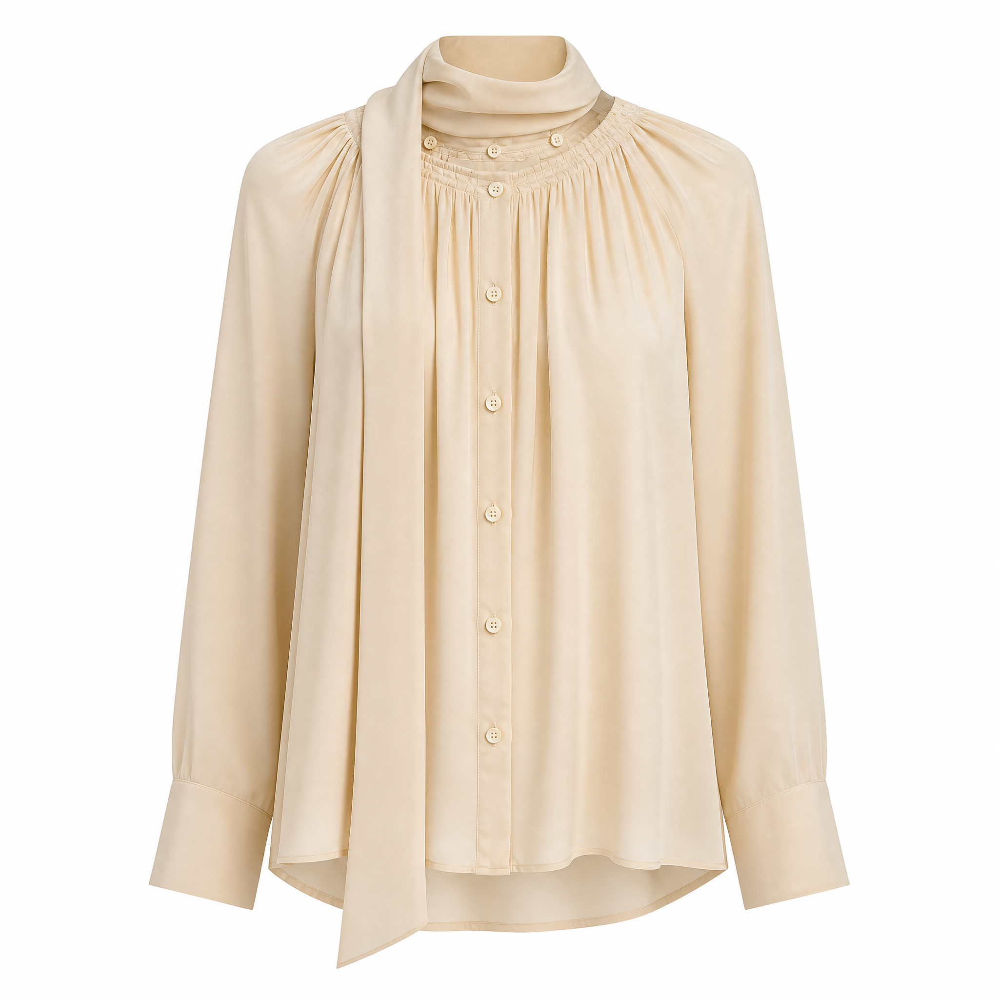 Blusa in viscosa trasparente Jucca
