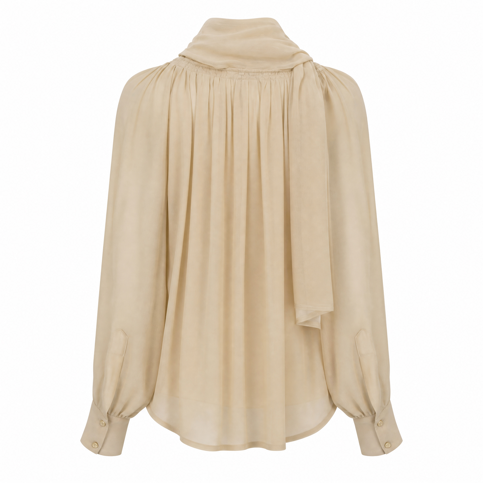 Blusa in viscosa trasparente Jucca