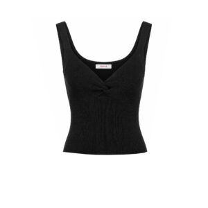 Top in maglia con nodo Jucca