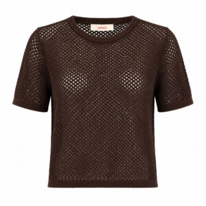 Top in maglia a rete Jucca
