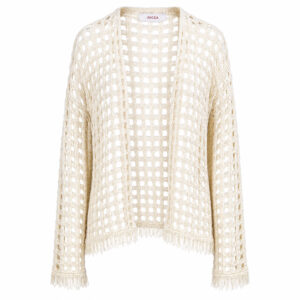Cardigan in maglia a rete Jucca