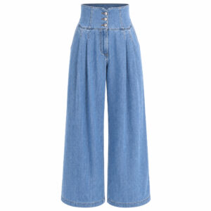 Jeans palazzo con bustier Ermanno Firenze