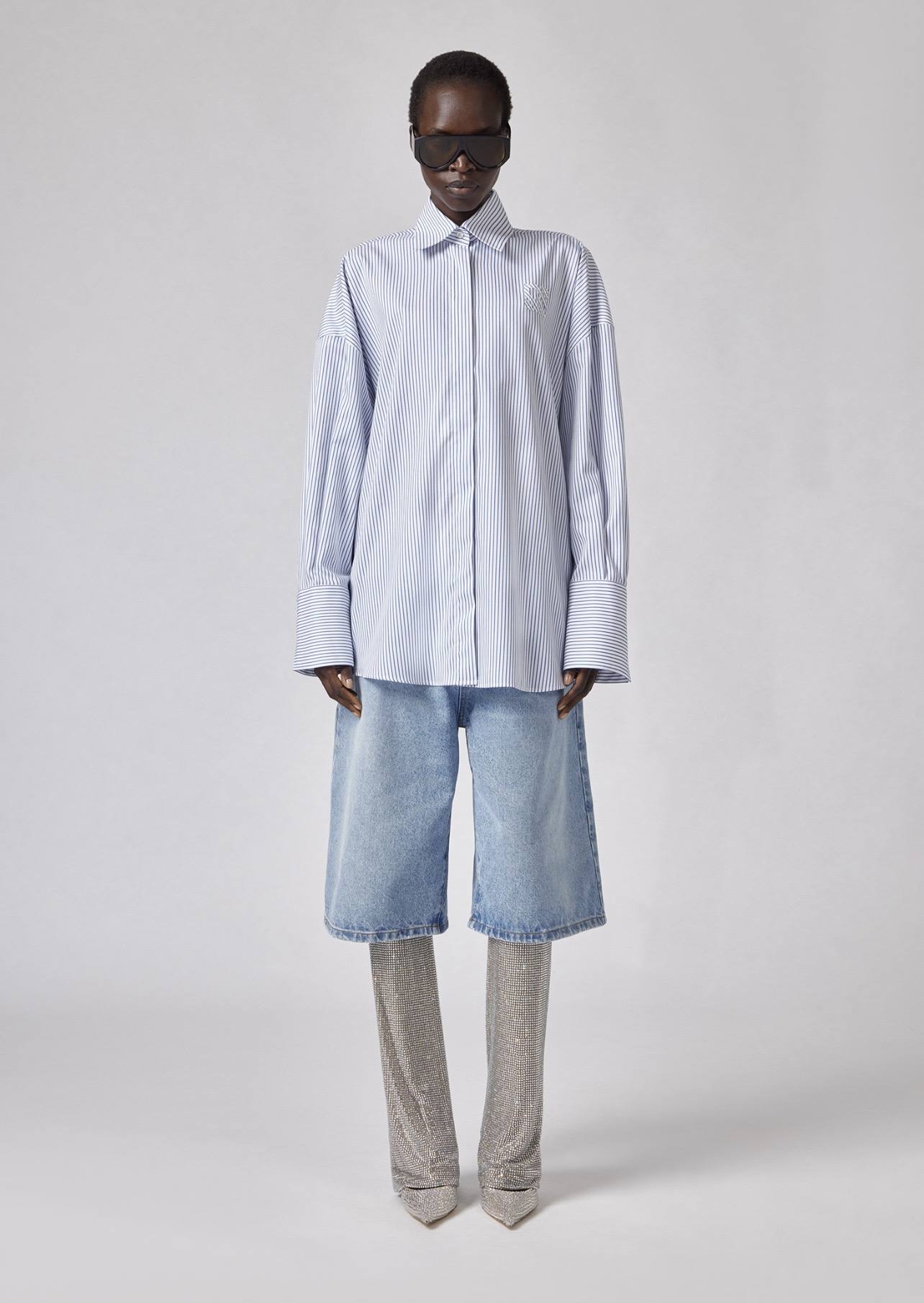 Camicia over a righe Giuseppe di Morabito
