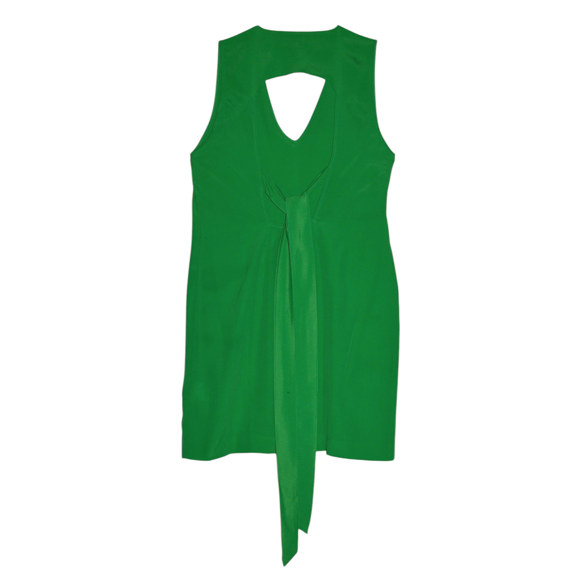 Abito in seta verde Suoli
