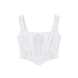 Top bustier in sangallo Giuseppe di Morabito