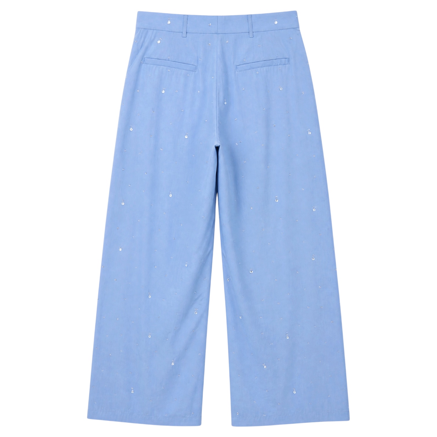 Pantaloni in cotone con applicazioni Giuseppe di Morabito