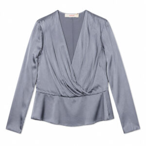 Blusa in seta con bustier Jucca