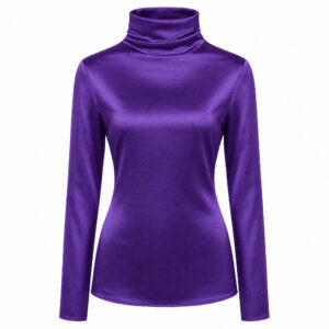 Top in seta viola Jucca