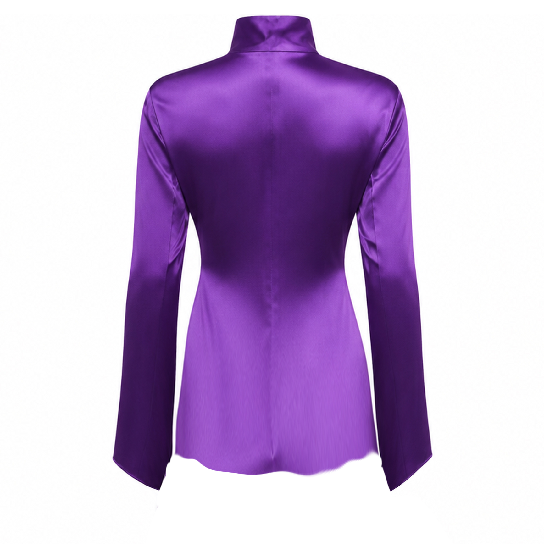 Top in seta viola Jucca