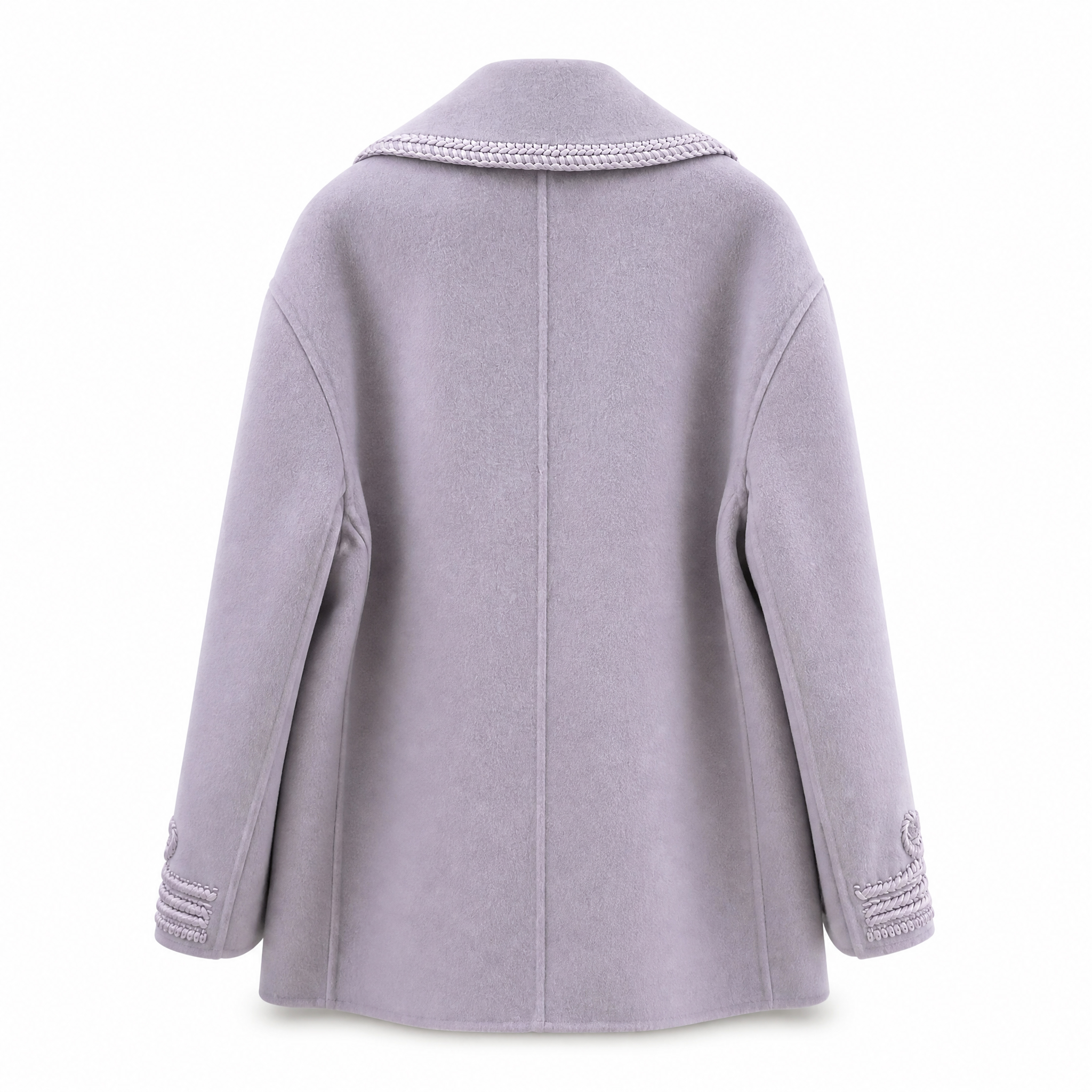 Cappotto con ricami in lana Ermanno Scervino