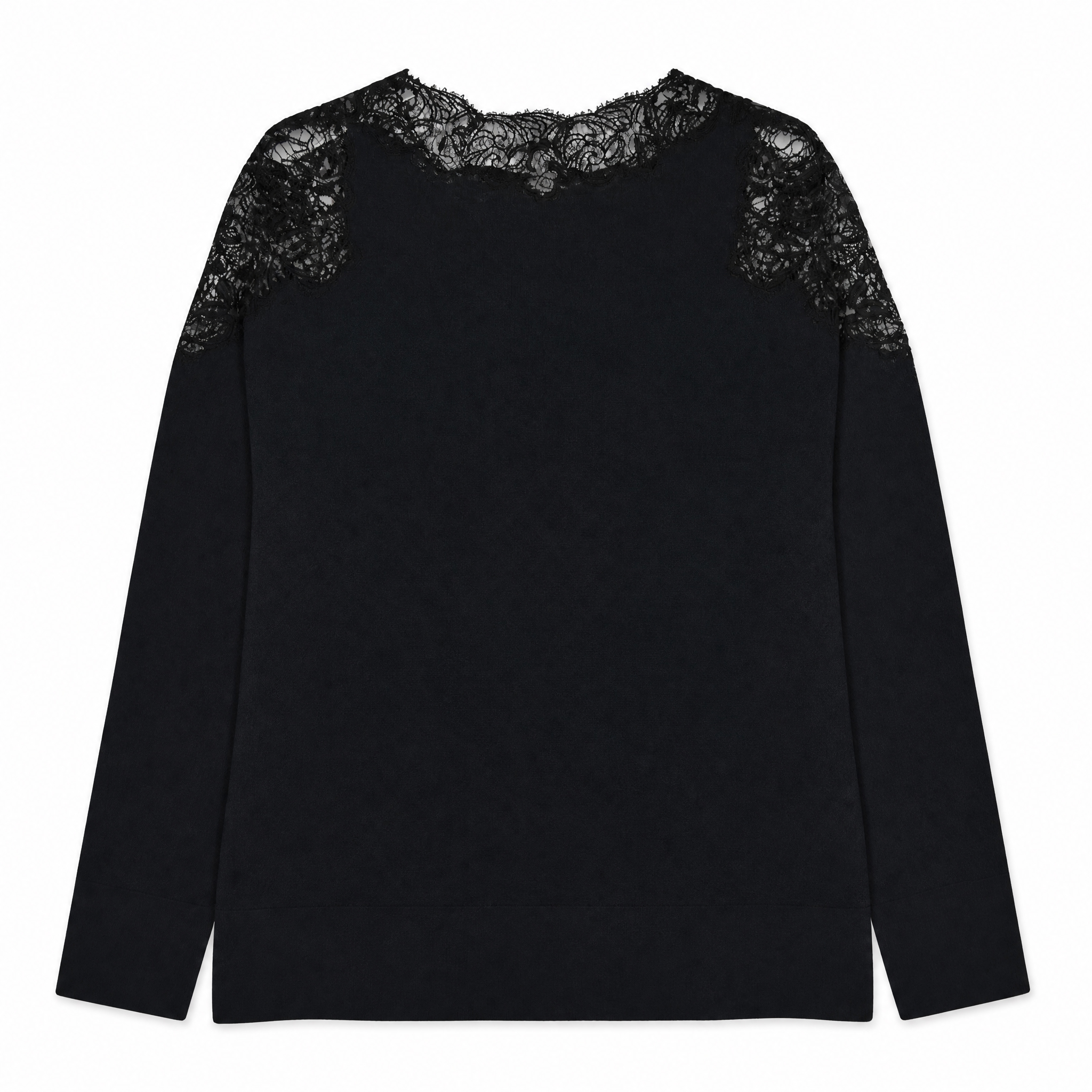 Maglia Modello Serafino Oversize in Pizzo Chantilly Ermanno Scervino