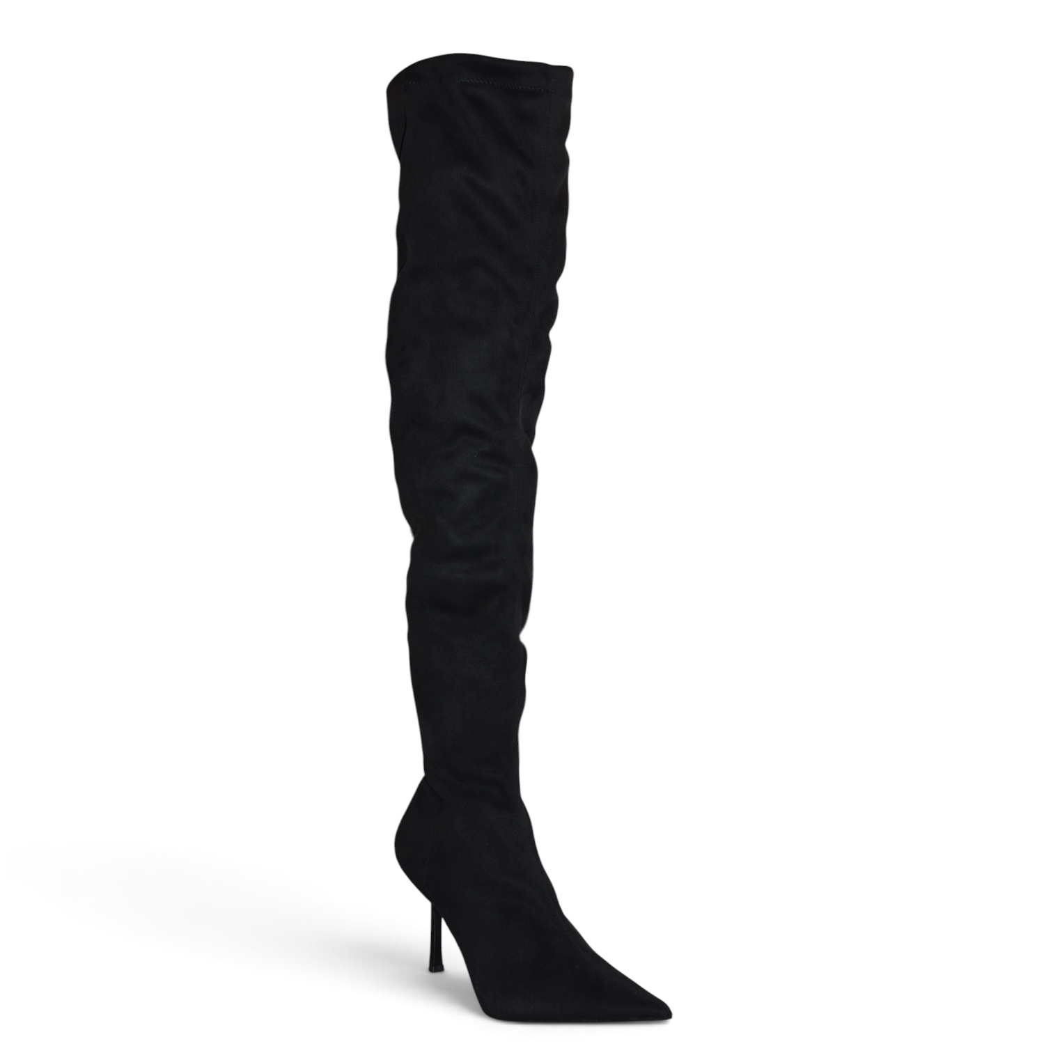 Stivale Over-the-Knee Marlene in Camoscio Stretch Castagna