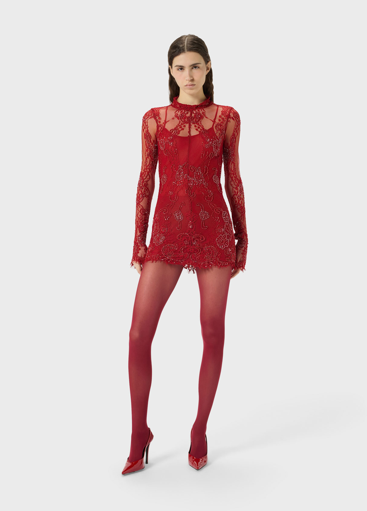 Minidress in Pizzo e ricami Blumarine