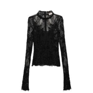 Top in pizzo e ricami Blumarine Top in pizzo e ricami Blumarine