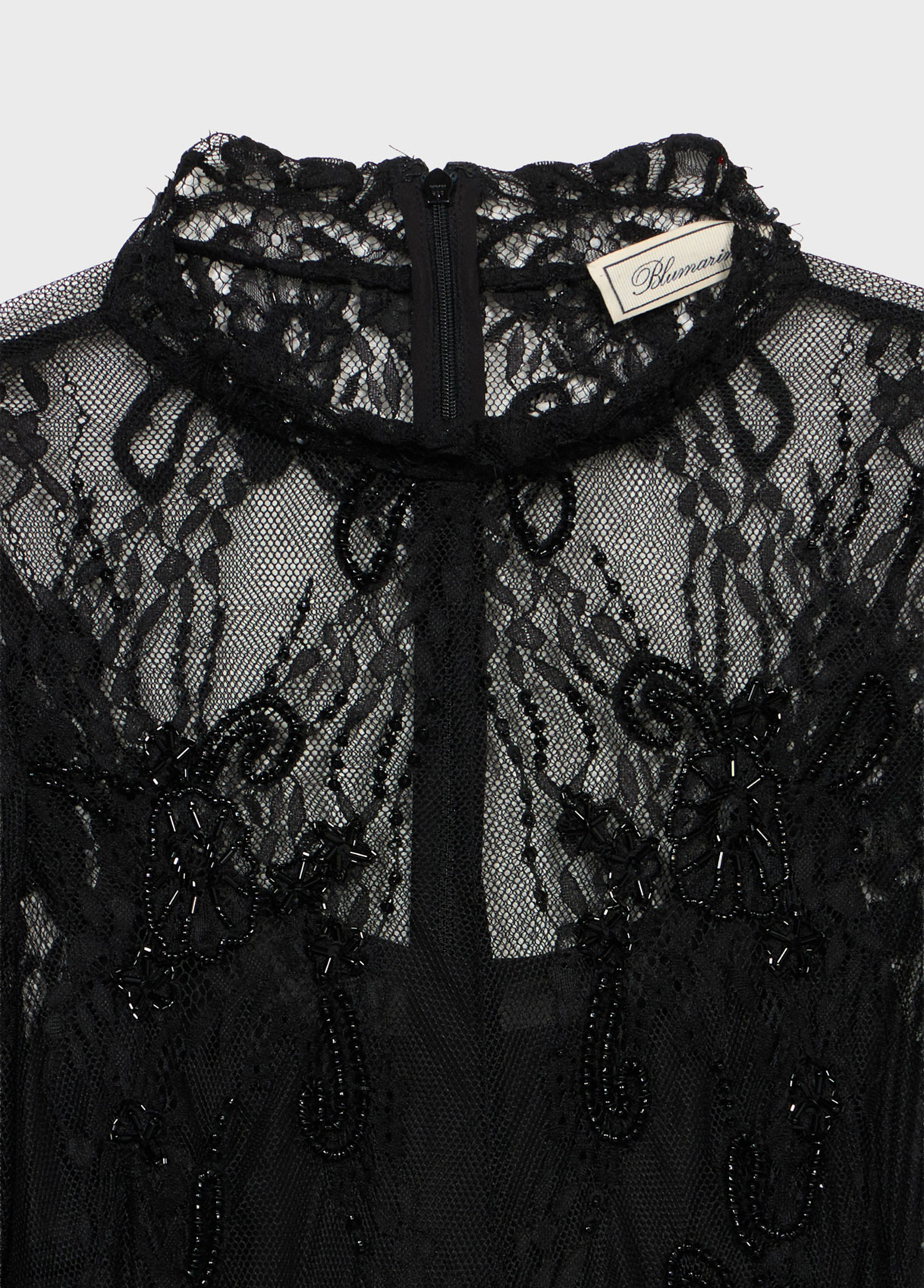 Top in pizzo e ricami Blumarine