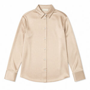 Camicia Max Mara in Raso di Seta Stretch