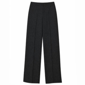Pantaloni Sartoriali Gessati con Righe Lurex Argento JUCCA