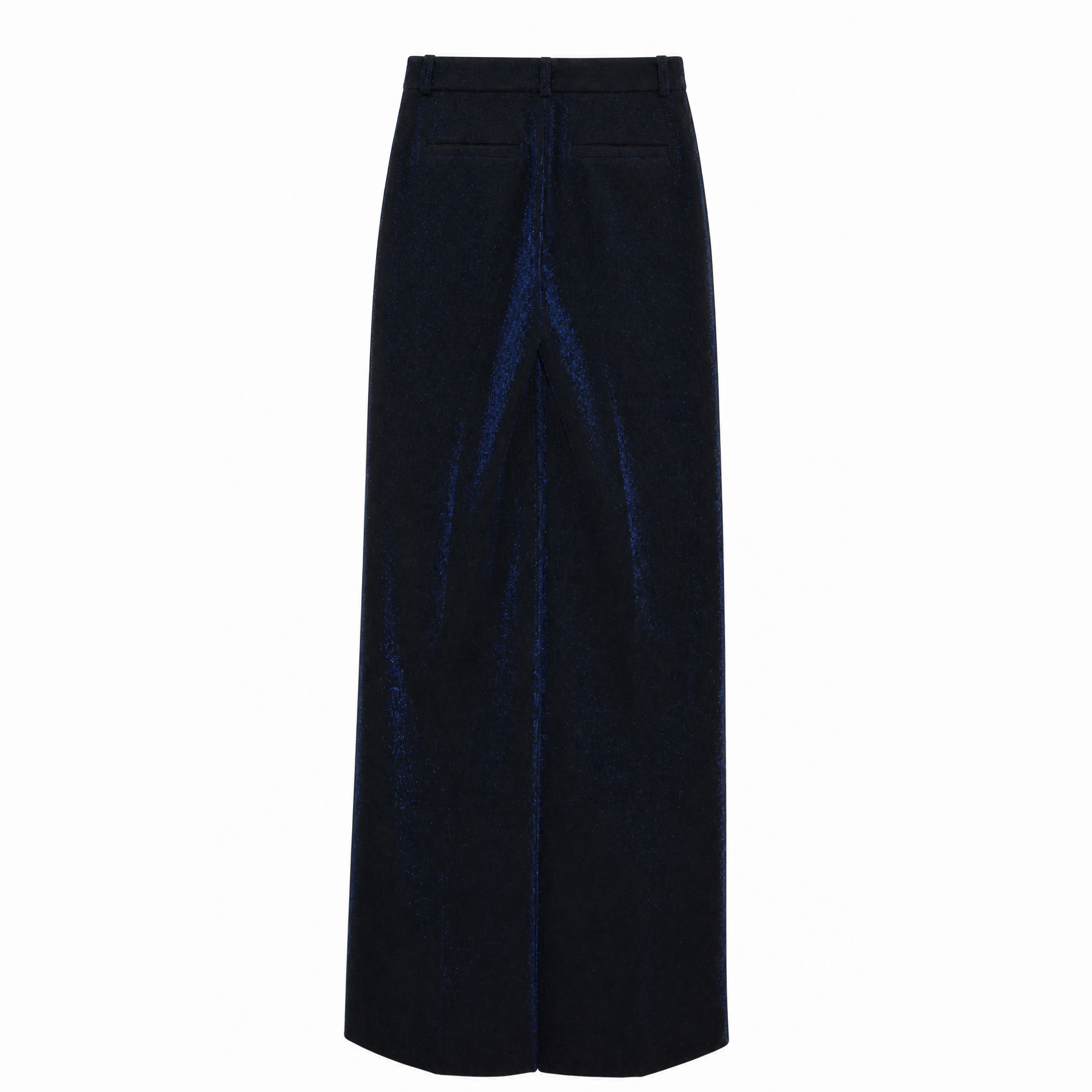 Pantaloni Wide-Leg Taglio Uomo in Punto Milano Lurex JUCCA