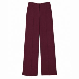 Pantaloni Burgundy palazzo in cady Ermanno Scervino